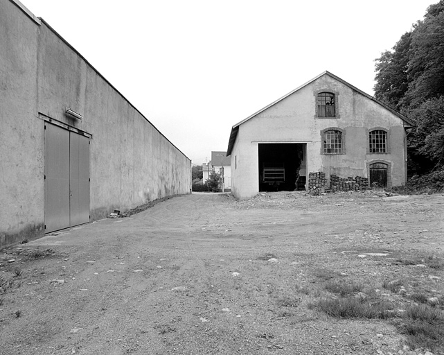 Façade postérieure de la salle des machines. © Yves Sancey / Région Bourgogne-Franche-Comté, Inventaire du patrimoine - 1999