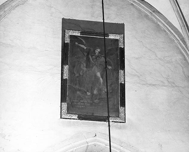 Saint Michel terrassant le dragon. © Yves Sancey / Région Bourgogne-Franche-Comté, Inventaire du patrimoine - 2000