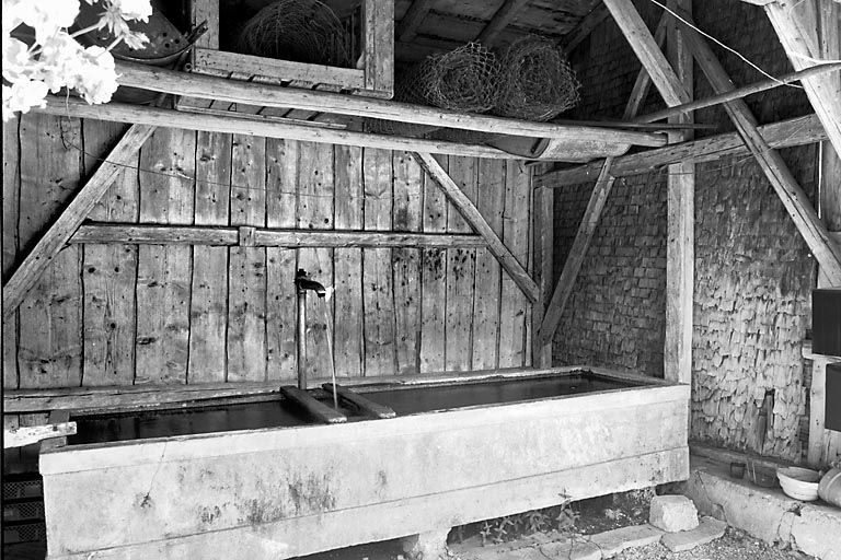 Vue du réservoir et de la charpente. © Jérôme Mongreville / Région Bourgogne-Franche-Comté, Inventaire du patrimoine - 2000