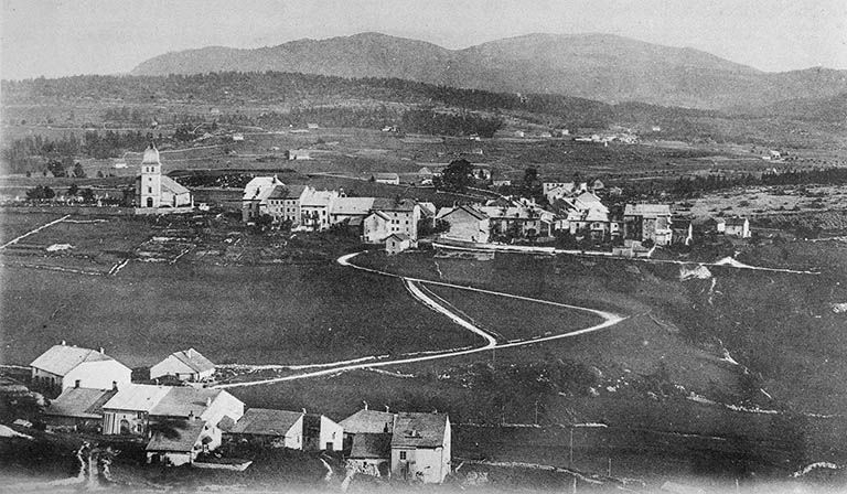 Les Rousses et la Dôle, altitude 1680 mètres. © Jérôme  Mongreville (reproduction) / Région Bourgogne-Franche-Comté, Inventaire du patrimoine - 2000