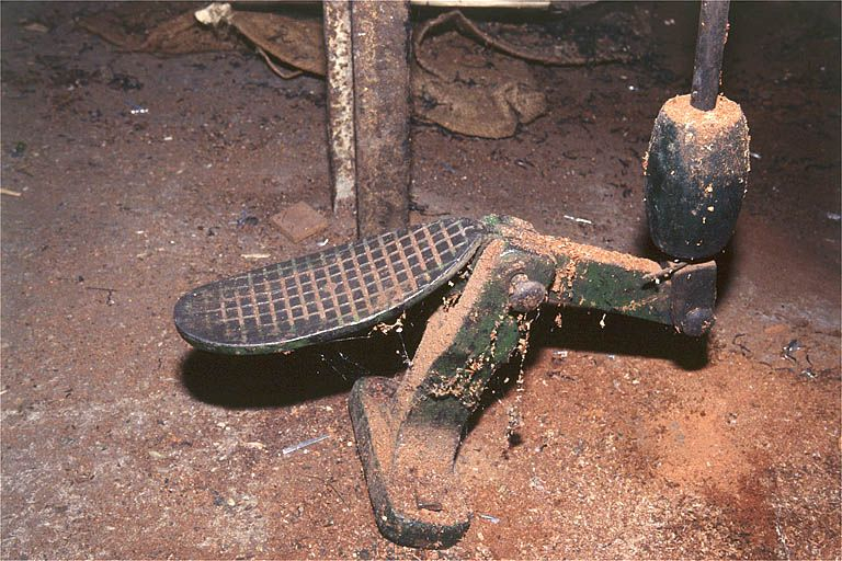 Détail de la pédale. © Jérôme Mongreville / Région Bourgogne-Franche-Comté, Inventaire du patrimoine - 2000