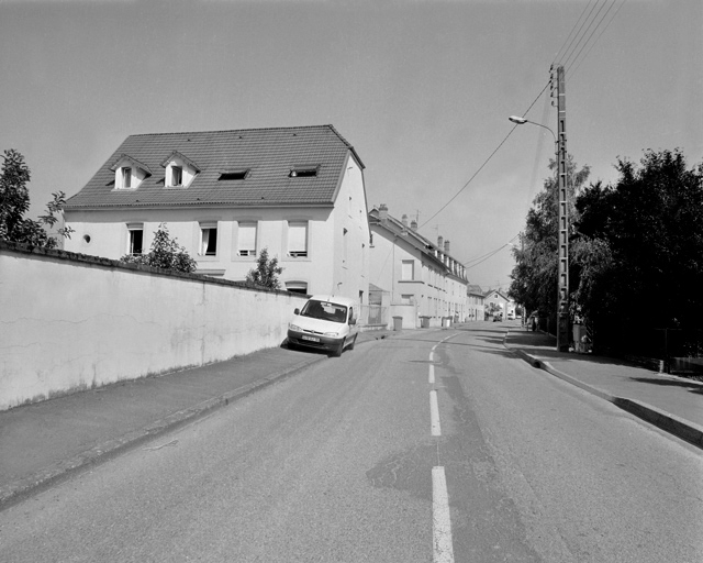 Vue d'ensemble depuis la rue d'Andelnans. © Yves Sancey / Région Bourgogne-Franche-Comté, Inventaire du patrimoine - 2000