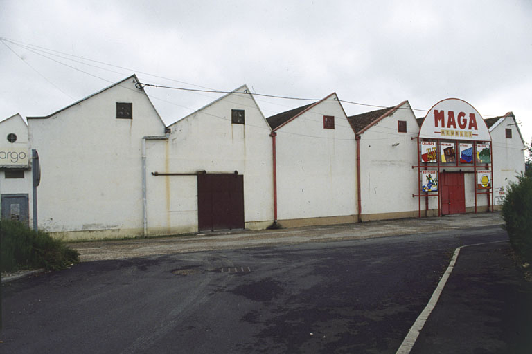 Murs-pignons des sheds. © Yves Sancey / Région Bourgogne-Franche-Comté, Inventaire du patrimoine - 2000