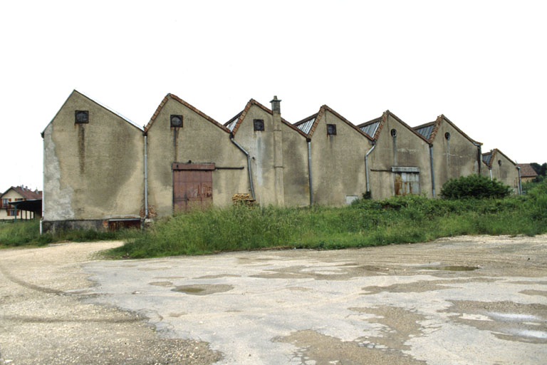 Murs-pignons postérieurs de l'atelier de fabrication. © Yves Sancey / Région Bourgogne-Franche-Comté, Inventaire du patrimoine - 2000