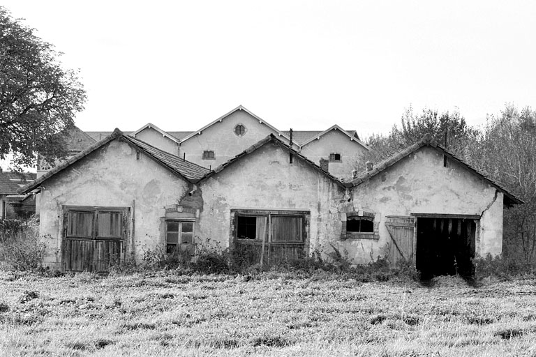 Murs-pignons de l'étable. © Yves Sancey / Région Bourgogne-Franche-Comté, Inventaire du patrimoine - 2000