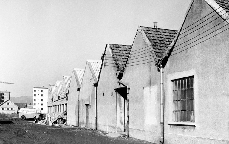 Extension nord de la blanchisserie. © Jérôme  Mongreville (reproduction) / Région Bourgogne-Franche-Comté, Inventaire du patrimoine - 2000