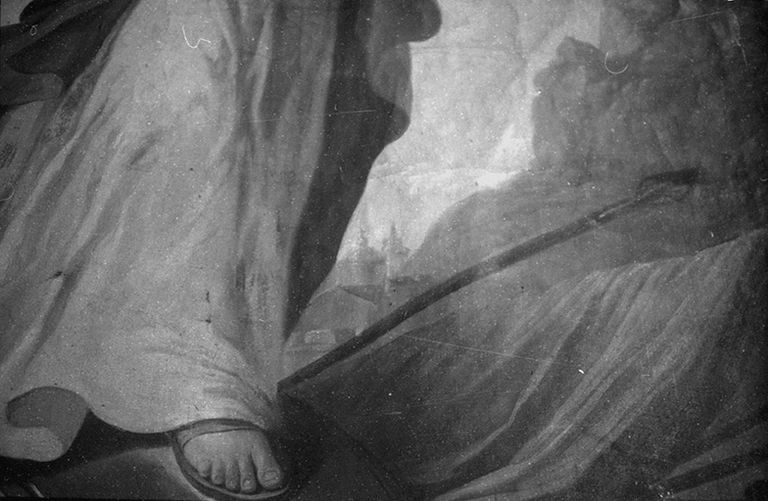 Détail : la ville de Salins. © Liliane Hamelin / Région Bourgogne-Franche-Comté, Inventaire du patrimoine - 2001