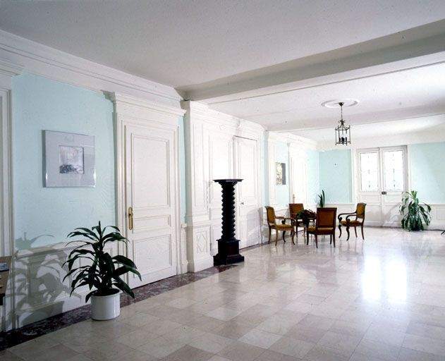Le hall. © Yves Sancey / Région Bourgogne-Franche-Comté, Inventaire du patrimoine - 2001