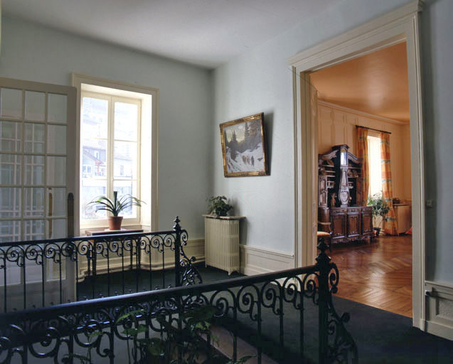 Le palier du premier étage. © Yves Sancey / Région Bourgogne-Franche-Comté, Inventaire du patrimoine - 2001