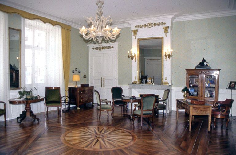 Le grand salon. © Yves Sancey / Région Bourgogne-Franche-Comté, Inventaire du patrimoine - 2001