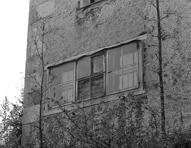 Fenêtre triple sur la façade postérieure. © Jérôme Mongreville / Région Bourgogne-Franche-Comté, Inventaire du patrimoine - 2001