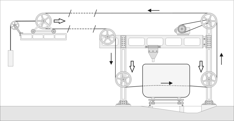 Schéma de fonctionnement. © André Céréza / Région Bourgogne-Franche-Comté, Inventaire du patrimoine - 2001