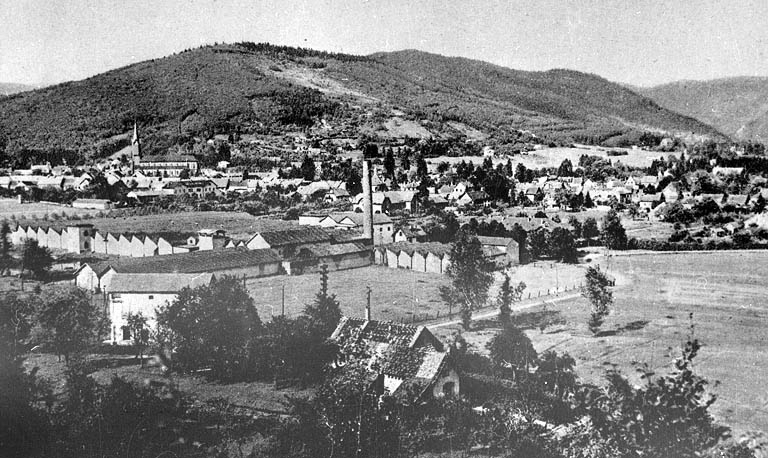 Giromagny. (Territoire de Belfort) - Vue générale. © Jérôme  Mongreville (reproduction) / Région Bourgogne-Franche-Comté, Inventaire du patrimoine - 2001