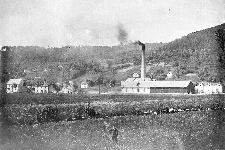 Vallée de Giromagny à Lepuix. © Jérôme  Mongreville (reproduction) / Région Bourgogne-Franche-Comté, Inventaire du patrimoine - 2001
