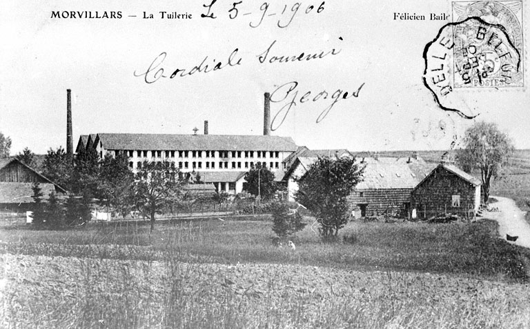 Morvillars - La Tuilerie. © Jérôme  Mongreville (reproduction) / Région Bourgogne-Franche-Comté, Inventaire du patrimoine - 2001