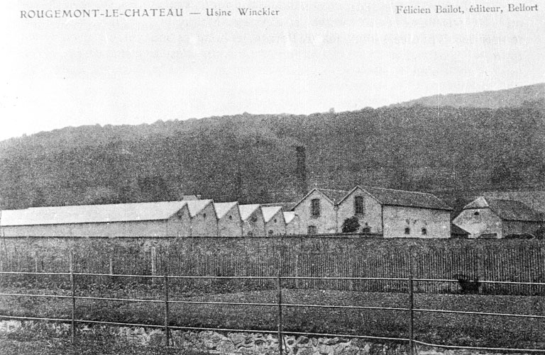 Rougemont-le-Château - Usine Winckler. © Jérôme  Mongreville (reproduction) / Région Bourgogne-Franche-Comté, Inventaire du patrimoine - 2001