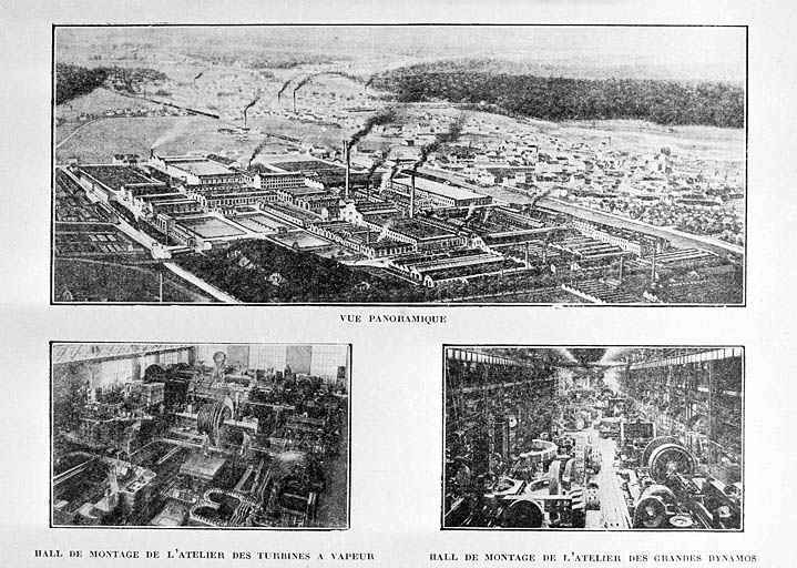 Vue panoramique et ateliers de montage. © Jérôme  Mongreville (reproduction) / Région Bourgogne-Franche-Comté, Inventaire du patrimoine - 2001