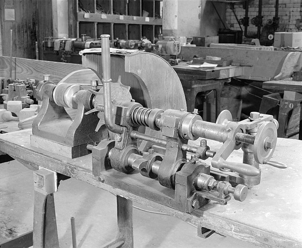 Vue d'ensemble de l'arrondisseur (atelier principal). © Jérôme Mongreville / Région Bourgogne-Franche-Comté, Inventaire du patrimoine - 2002