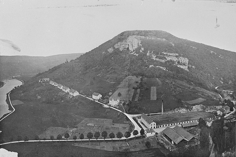 Vue ancienne de l'ensemble industriel Ropp. © Yves  Sancey (reproduction) / Région Bourgogne-Franche-Comté, Inventaire du patrimoine - 2002