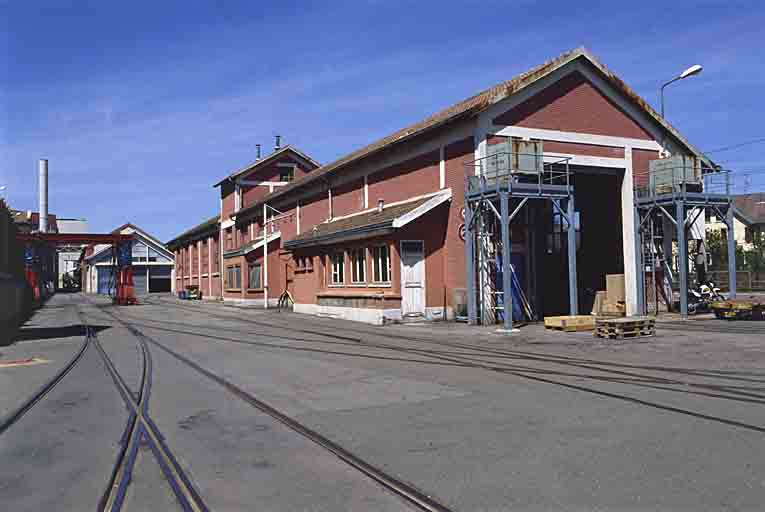 Ancien atelier de peinture des locomotives. © Jérôme Mongreville / Région Bourgogne-Franche-Comté, Inventaire du patrimoine - 2002