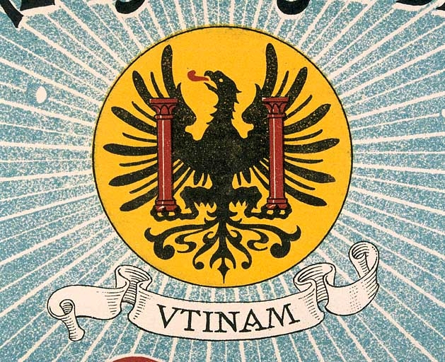 [Bulletin de marche d'un chronomètre de poche, première classe d'épreuves : détail des armoiries de Besançon], 1ère moitié 20e siècle. © Jérôme Mongreville / Région Bourgogne-Franche-Comté, Inventaire du patrimoine - 2003