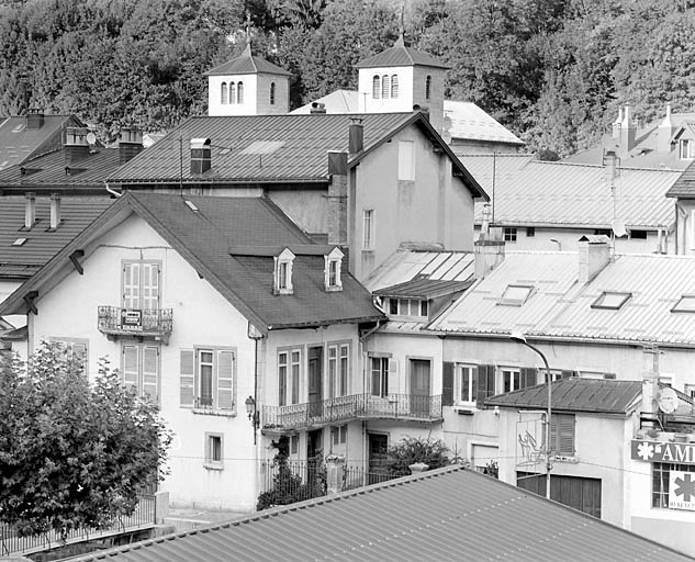 Vue d'ensemble plongeante. © Yves Sancey / Région Bourgogne-Franche-Comté, Inventaire du patrimoine - 2003