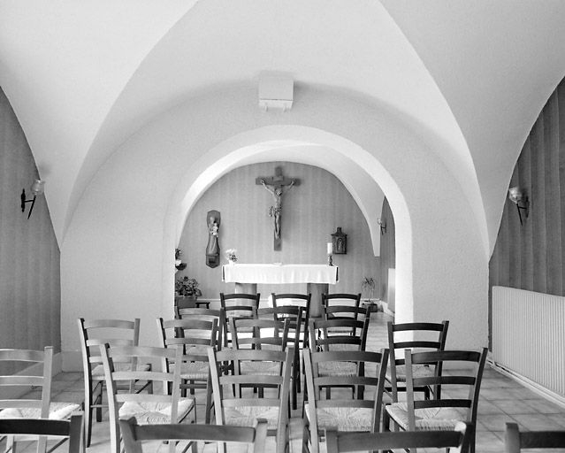 Chapelle au rez-de-chaussée. © Yves Sancey / Région Bourgogne-Franche-Comté, Inventaire du patrimoine - 2003