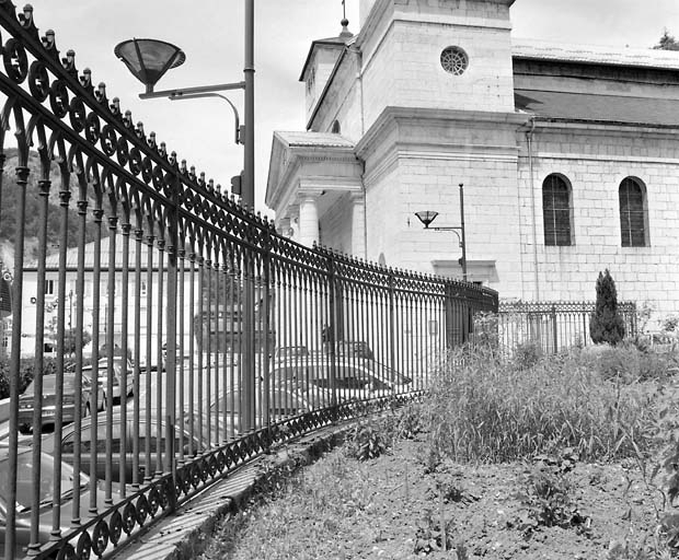 Vue d'ensemble, depuis le jardin du presbytère. © Yves Sancey / Région Bourgogne-Franche-Comté, Inventaire du patrimoine - 2003