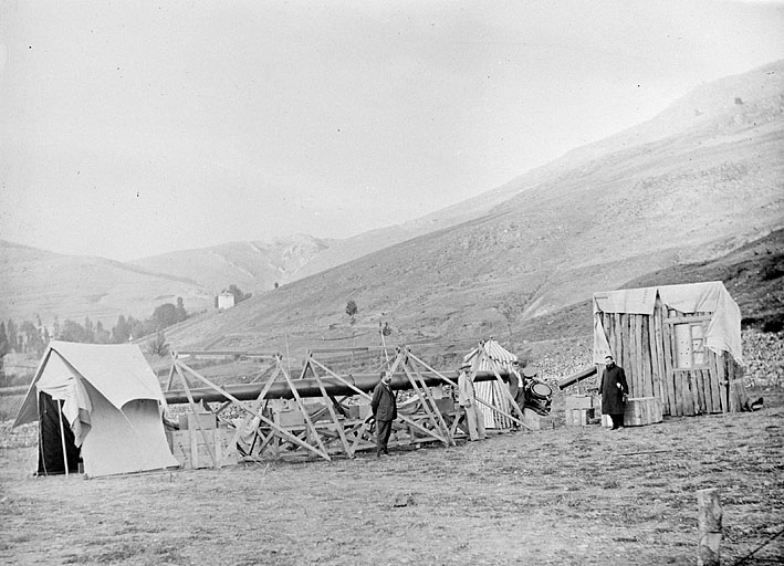 [Cistierna. Vue d'ensemble de l'installation Hamy], 1905. © Yves Sancey / Région Bourgogne-Franche-Comté, Inventaire du patrimoine - 2004