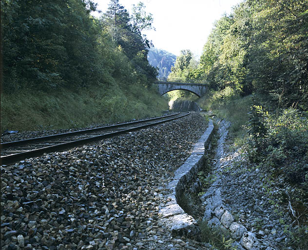 Vue d'ensemble, depuis le côté Andelot-en-Montagne (nord). © Yves Sancey / Région Bourgogne-Franche-Comté, Inventaire du patrimoine - 2005