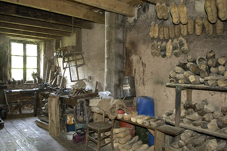 Premier étage. Vue de l'atelier depuis l'est. © Jérôme Mongreville / Région Bourgogne-Franche-Comté, Inventaire du patrimoine - 2005