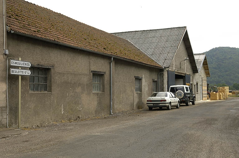 Façade de l'atelier de tournerie. © Jérôme Mongreville / Région Bourgogne-Franche-Comté, Inventaire du patrimoine - 2005