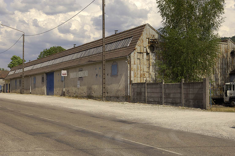 Travées nord de l'atelier de fabrication (tissage). © Jérôme Mongreville / Région Bourgogne-Franche-Comté, Inventaire du patrimoine - 2005