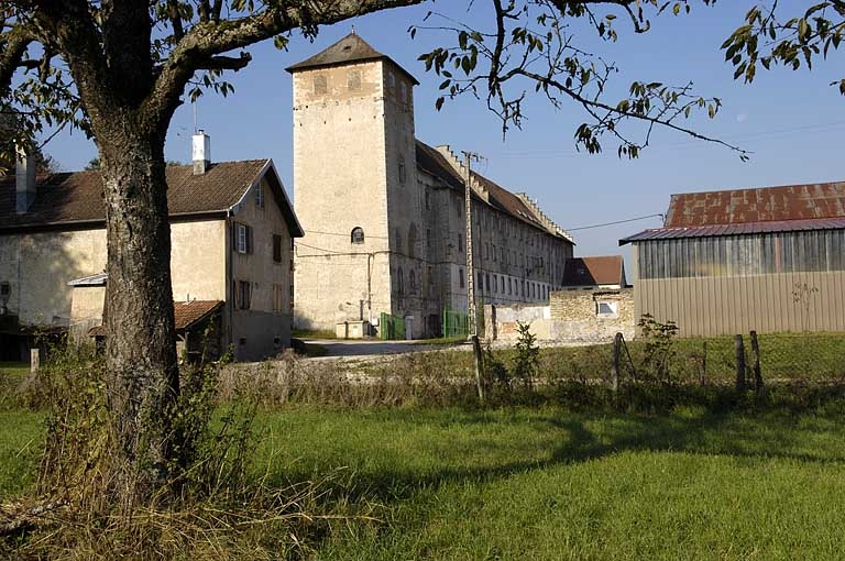 Atelier de fabrication à étages de la filature depuis l'est. © Jérôme Mongreville / Région Bourgogne-Franche-Comté, Inventaire du patrimoine - 2005