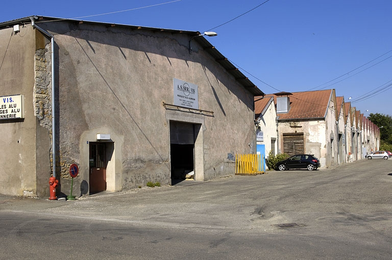 Façades sud du tissage. © Jérôme Mongreville / Région Bourgogne-Franche-Comté, Inventaire du patrimoine - 2005