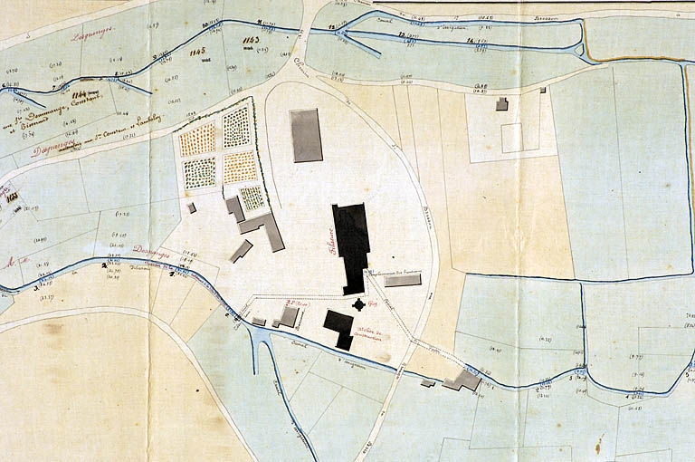 [Plan-masse et de situation de la filature Desgranges] © Jérôme Mongreville / Région Bourgogne-Franche-Comté, Inventaire du patrimoine - 2005