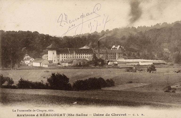 Environs d'Héricourt (Hte-Saône) - Usine de Chevret. © Jérôme  Mongreville (reproduction) / Région Bourgogne-Franche-Comté, Inventaire du patrimoine - 2005