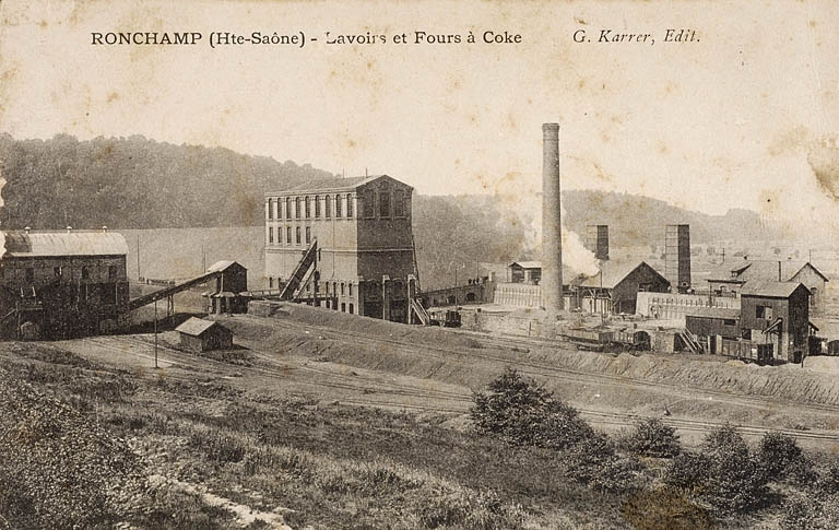 Ronchamp (Hte-Saône). - Lavoirs et fours à coke. © Jérôme  Mongreville (reproduction) / Région Bourgogne-Franche-Comté, Inventaire du patrimoine - 2005 Ronchamp (Hte-Saône). - Lavoirs et fours à coke. © Jérôme  Mongreville (reproduction) / Région Bourgogne-Franche-Comté, Inventaire du patrimoine - 2005