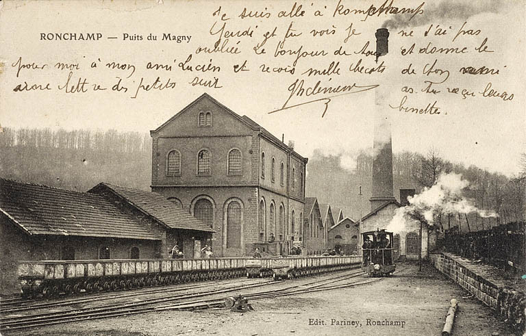 Ronchamp. - Puits du Magny. © Jérôme  Mongreville (reproduction) / Région Bourgogne-Franche-Comté, Inventaire du patrimoine - 2005 Ronchamp. - Puits du Magny. © Jérôme  Mongreville (reproduction) / Région Bourgogne-Franche-Comté, Inventaire du patrimoine - 2005