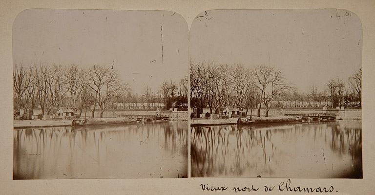 Vieux port de Chamars, 3e quart 19e siècle. © Yves  Sancey (reproduction) / Région Bourgogne-Franche-Comté, Inventaire du patrimoine - 2006