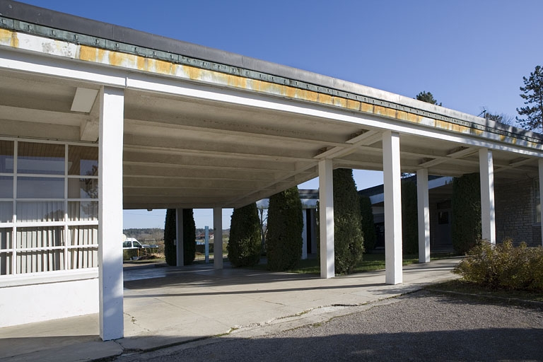 Patio. © Yves Sancey / Région Bourgogne-Franche-Comté, Inventaire du patrimoine - 2006