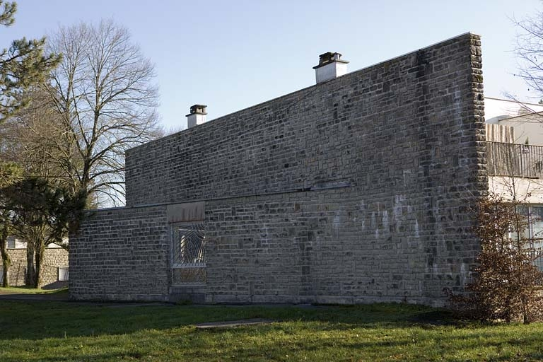 Logements : pignon en pierres. © Yves Sancey / Région Bourgogne-Franche-Comté, Inventaire du patrimoine - 2006