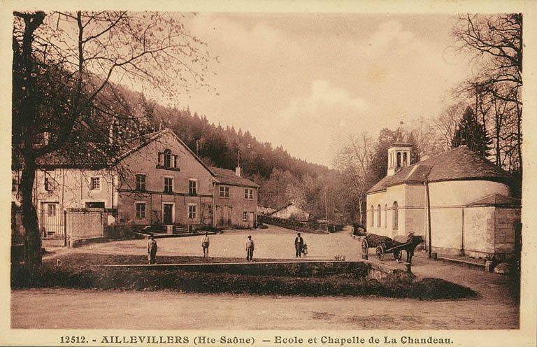 Aillevillers (Hte-Saône). Ecole et chapelle de la Chaudeau. © Jérôme  Mongreville (reproduction) / Région Bourgogne-Franche-Comté, Inventaire du patrimoine - 2006 Aillevillers (Hte-Saône). Ecole et chapelle de la Chaudeau. © Jérôme  Mongreville (reproduction) / Région Bourgogne-Franche-Comté, Inventaire du patrimoine - 2006