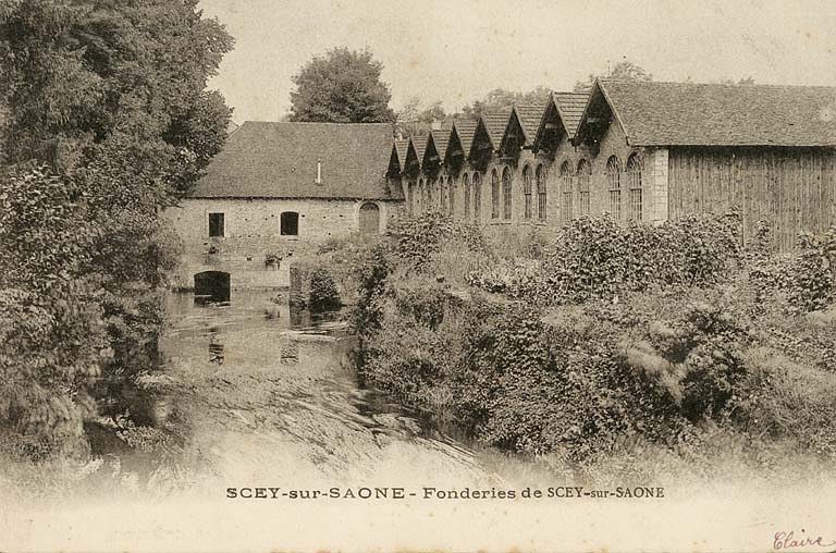 Scey-sur-Saône - Fonderies de Scey-sur-Saône. © Jérôme  Mongreville (reproduction) / Région Bourgogne-Franche-Comté, Inventaire du patrimoine - 2006 Scey-sur-Saône - Fonderies de Scey-sur-Saône. © Jérôme  Mongreville (reproduction) / Région Bourgogne-Franche-Comté, Inventaire du patrimoine - 2006
