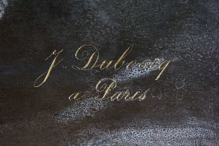 Marque du fabricant. © Yves Sancey / Région Bourgogne-Franche-Comté, Inventaire du patrimoine - 2007