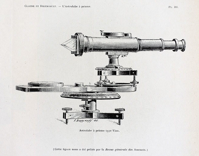 [Astrolabe à prisme type Vion], 1910. © Yves Sancey / Région Bourgogne-Franche-Comté, Inventaire du patrimoine - 2007