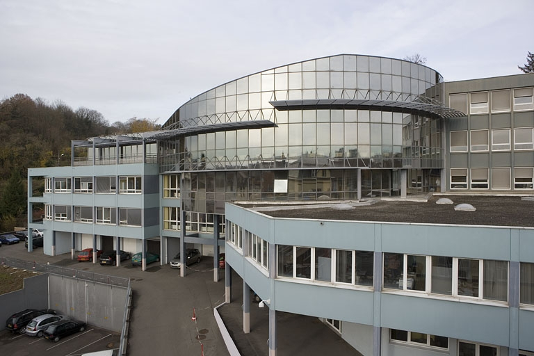 Vue d'ensemble du bâtiment D depuis combles du bâtiment A. © Yves Sancey / Région Bourgogne-Franche-Comté, Inventaire du patrimoine - 2007