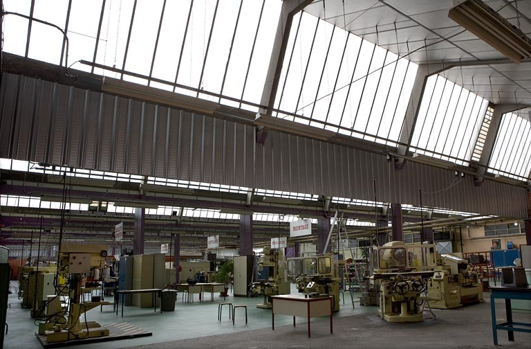 Bâtiment B. Atelier section technologique. © Yves Sancey / Région Bourgogne-Franche-Comté, Inventaire du patrimoine - 2007