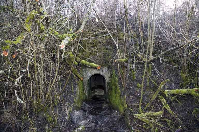 Réservoir, Pâture de Montsevely : aqueduc d'évacuation. © Yves Sancey / Région Bourgogne-Franche-Comté, Inventaire du patrimoine - 2007 Réservoir, Pâture de Montsevely : aqueduc d'évacuation. © Yves Sancey / Région Bourgogne-Franche-Comté, Inventaire du patrimoine - 2007