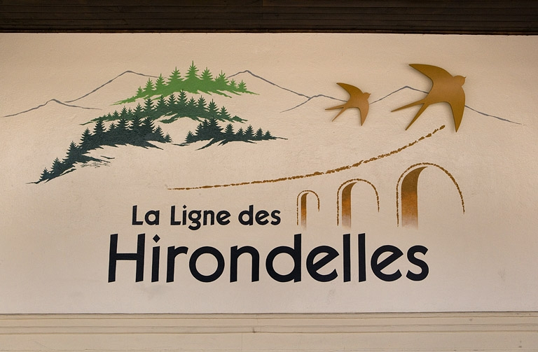 Abri-lampisterie : peinture murale. © Yves Sancey / Région Bourgogne-Franche-Comté, Inventaire du patrimoine - 2007